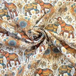 Rose & Hubble 100% cotton poplin "Indian Deities"