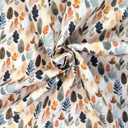 Rose & Hubble 100% cotton poplin "Leaf Fall"