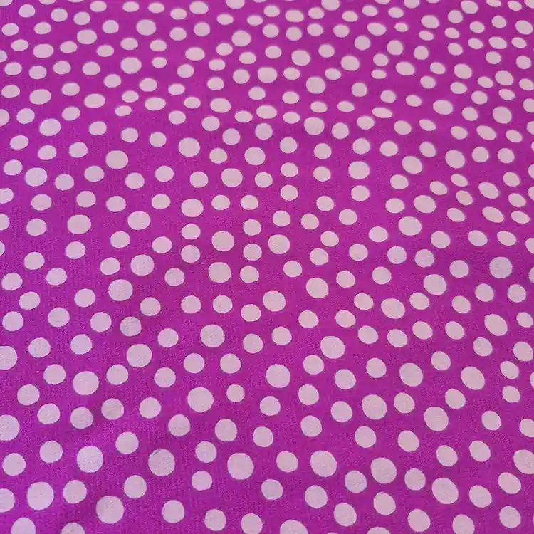 Orchid spot polyester print, magenta - Image 2