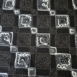 Embroidered coating (grey/ivory)